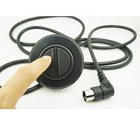 AUXPhome - Interruptor de botón con dos botones, 5 pines, brazo lateral, reclinable eléctrico, reclinable, elevador, silla de control manual, montaje empotrado redondo para la mayoría de marcas