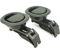 AUXPhome Piezas de repuesto universales ovaladas para sofá reclinable/silla, color negro, paquete de 2