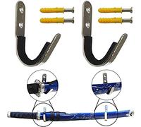 AUXPhome Soporte de espada, soporte de espada, soporte de espada, soporte de espada, soporte de espada, gancho de metal con tiras de fieltro, 2 unidades, sin arañazos