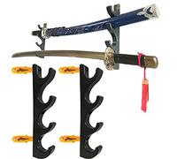 AUXPhome Soporte de pared de cuatro capas, soporte para espada, fácil de instalar, sin espada