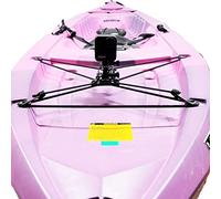 AUXPhome Soporte universal para cámara de kayak con soportes 3 en 1 para cámaras digitales, cámaras de acción (GoPro) y smartphones, fácil de montar para kayaks, SUP, barcos