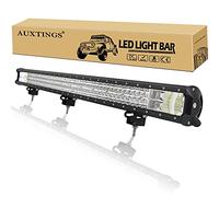 AUXTINGS 102 cm 40 pulgadas 540W 4x4 Barra de luces LED 3 filas foco combinado de inundación luces todoterreno luz de trabajo para camión JP vehículos SUV ATV UTV luces de barco 12V 24V impermeable