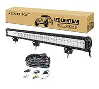 AUXTINGS 36 Pulgadas 234W Spot Flood Barra de Luces LED Luces de conducción Campo a través con arnés de cableado Kit para 4WD AWD Campo a través Camioneta 4x4 SUV Van Wagon Van Camper Camber