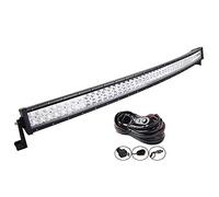 AUXTINGS 50 pulgadas 127cm 288W Barra curva de luz antiniebla, de varios tamaños y potencias, para todoterreno o camión