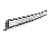 AUXTINGS 86 cm 405W Curvered LED Barra de luz Línea de inundación Cum Triple Line de buceo para fuera de carretera ATV AWD SUV 4WD 4x4 Pickup, 12V 24V impermeable 6000k