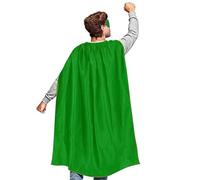 AUYAO Capas Superheroes Adulto, Conjunto de Disfraz de Capas de Héroes con Máscara, Capa y Máscaras, Disfraces de Adulto Fiesta Navidad, Halloween, Cosplay, Cumpleaños, Verde