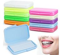 AUYAO Cera Ortodoncia Brackets, 10 Caja Cera Dental para Ortodoncia, Cera de Ortodoncia, Cera Dientes para Ortodoncia Brace Wearer