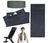 AUYAO Toalla Gimnasio y Una Toalla refrescante, 50cmx120cm Toallas de Microfibra con Asa, Toalla Fitness Gym con Cremallera, Secado Rápido Toalla Absorbente de Entrenamiento