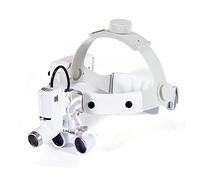 AUYART - Linterna Frontal Médico-Quirúrgica Dental Quirúrgica - Linterna Frontal Diadema Lupa Óptica 5w Led 3.5X Lupa Binócular
