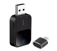 AUYXSSZ Adaptador inalámbrico 2 en 1 para Coche, Plug and Play, Android Auto, conexión automática eficaz, botón de reinicio. 2 en 1 Android Auto, cableado