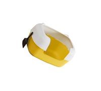 AUYXSSZ Bandeja de Arena para Gatos, Inodoro para Gatos, semicerrada, Que Proporciona un Amplio Espacio, lo Que Reduce la Arena Sale Volando, manteniendo la, Amarillo, 48 x 24.7 x 28.7 cm