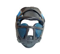 AUYXSSZ Casco de Artes Marciales para jóvenes,para Boxeo,fácil,Azul,Metro