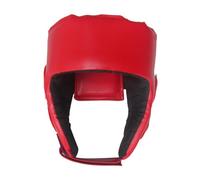 AUYXSSZ Casco de Boxeo Resistente, Transpirable, cómodo, Ligero, confeccionado y Ajustado para un máximo Rendimiento, MMA, Cobertura Total, Karate, Rojo, Niños