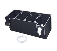 AUYXSSZ Filtro para pecera pequeña, para Sistema de filtración eficiente, cuida el Agua, fácil de Colgar en la Parte Trasera, Caja de Filtro para Acuario, Negro, 24 x 10.5 x 10 cm