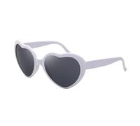 AUYXSSZ Gafas de sol duraderas con forma de corazón, gafas de sol con forma de corazón para niñas pequeñas, color rosa, para mujer, prolongado, paquete de