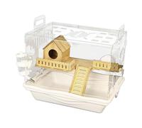 AUYXSSZ Jaula para hámster con Accesorios, portátil, para Ratones Activos y hámsteres Enanos. Jaula para hámster con Estuche portátil. Casa para Mascotas, Casa