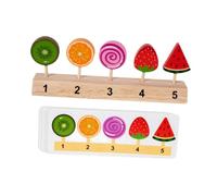 AUYXSSZ Juego de Helados de para Madera: un Juego de simulación Que inspira a los niños a Aprender Mientras Tienen Tiempo y Pueden Empezar un Negocio en, Estilo B