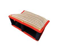 AUYXSSZ Juguete Interactivo para Perros Que Garantiza una Experiencia de tirones Segura con Yute. Fabricado para Mayor Durabilidad. La cuña de mordida actúa, Rojo, 35x25x13cm