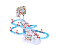 AUYXSSZ Juguete Preescolar con Luces LED y tobogán Musical Que fomenta el Aprendizaje Atractivo con un Juego de tobogán con rieles. Juguetes educativos