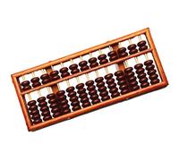 AUYXSSZ Juguetes educativos, colección de Herramientas aritméticas, ábaco de para Madera de Estilo Vintage, Herramienta de Aprendizaje de 13 Filas para niños y Adultos,