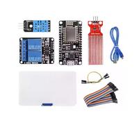 AUYXSSZ Kit de inicio de placa de desarrollo inalámbrica IoT ESP32 WIFI Placa de desarrollo WIFI ESP-32S ABS ESP8266 Diodos Lista clara, Paquete C, E57-1