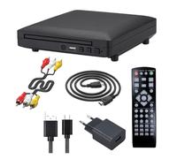 AUYXSSZ Mini Reproductor de DVD Compacto Que Ofrece compatibilidad con Full HD 1080P con Mini Reproductor de DVD USB HD-MI para Smart TV Compatible con