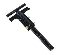 AUYXSSZ Regla multifuncional para trabajos de Para madera. Regla deslizante imprescindible para aplicaciones de medición complejas, lo que la hace, con ajuste fino, 22.9 x 9 cm