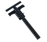 AUYXSSZ Regla multifuncional para trabajos de Para madera. Regla deslizante imprescindible para aplicaciones de medición complejas, lo que la hace, Sin ajuste fino, 22.9 x 9 cm