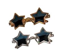 AUYXSSZ Suministros para fiestas navideñas Gafas lindas de moda Gafas de estrellas novedosas divertidas Celebraciones para mujeres y niños Estas tienen un