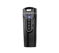 AUYXSSZ Taza de calefacción para coche de 12V, hervidor eléctrico con pantalla táctil, botella calentadora de agua de acero inoxidable, tazas aisladas