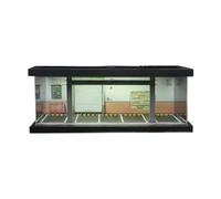 AUYXSSZ Vitrina acrílica de simulación de Garaje para Coches a Escala 1/64 con iluminación LED para una Mejor Visibilidad. Vitrina de Coche a Escala 1/64, Estilo