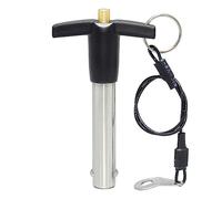 AUZHU- PLT - Métrico- Pasadores de fijación de acero inoxidable Pasadores de bloqueo de bolas Clavijas de posicionamiento de resortes Chinchetas de liberación rápida Perno Tamaño: M 16 mm - L 90 mm