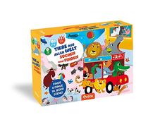 AUZOU, Buscar y Encontrar Animales de Todo el Mundo, Juego Infantil a Partir de 3, emocionante Juego de búsqueda Infantil, Juego Educativo Interactivo, para 2-6 Jugadores a Partir de 3 años