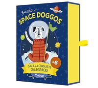 Auzou Editions Español Juego de Cartas Perros espaciales.