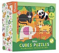 Auzou Editions Español-Mi Puzzle Cubo de Animales adorables (1)