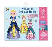 Auzou-Mi Estuche de Artista: Princesas mágicas en Papel artístico, Multicolor (XOU-9504331)