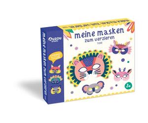 AUZOU Mis máscaras para decorar - Animales.