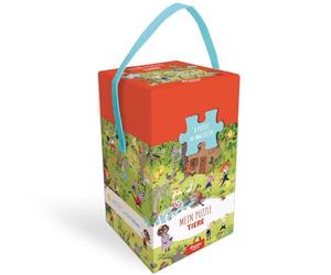 AUZOU - Puzzle con diseño de Animales del Bosque ilustrado con Amor, para 1 Jugador a Partir de 5 años