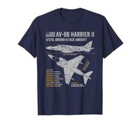 AV-8B Harrier II Avión de guerra Avión de aviones Camiseta