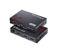 AV Access 1 en 2 Salidas UHD 4K @ 60Hz 1080p @ 120Hz HDMI 2.0 Splitter con reducción de Escala, 18Gbps, 1 × 2 4K HDMI Splitter con HDR10 y 3D, HD Lossless Audio, HDCP 2.2, Gestión EDID