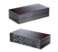 AV Access Extensor KVM DisplayPort (HDBaseT) hasta 100m/328 pies, Extensor KVM DP 4K a 30 Hz, RS232 Bidireccional y PoE Unidireccional, Gestión EDID, 2 Puertos USB 2.0, DP/Teclado/Ratón sobre Cat5e/6a