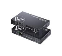 AV Access Extensor KVM HDMI 4K, 120m/394ft vía Ethernet Cat5e/6, 1080P@120Hz, 3 puertos USB 2.0, cero latencia, plug-and-play, extensor KVM para cámara web, apto para juegos, centro de datos