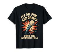 AV Tech Humor Vida entre bastidores Camiseta