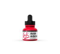 AV: Tinta Acrílica: (Artist Acrylic Ink): 30ml. Rojo Carmín