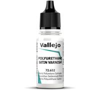 AV Vallejo VAL72652 Juego de pintura de barniz satinado de poliuretano de 18 ml