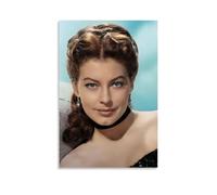 Ava Gardner - Lienzo decorativo para pared, diseño moderno de la familia, dormitorio, música, película de dibujos animados, 20 x 30 cm, estilo sin marco