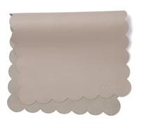 AVA + OLIVER Alfombrilla para cambiar pañales de cuero vegano, portátil, multiusos y lavable, plegable para viajes (16 x 30 pulgadas) (festón gris)