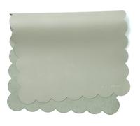 Ava + Oliver Cambiador de bebé de cuero vegano (16 x 30 pulgadas) - Cambiador de pañales multiusos lavable y portátil - Plegable para viajes (vieira salvia)