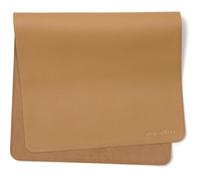 AVA + OLIVER Cambiador de cuero vegano para bebé, multiuso, portátil, lavable, impermeable, compacto para viajes (16 x 30 pulgadas) (bronceado)