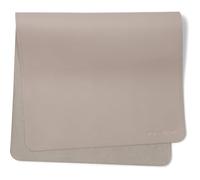AVA + OLIVER Cambiador de cuero vegano para bebé, multiuso, portátil, lavable, plegable para viajes (16 x 30 pulgadas) (gris)